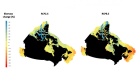 Climate change projections show significant regional differences for marine species and ecosystems in Canada's three oceans