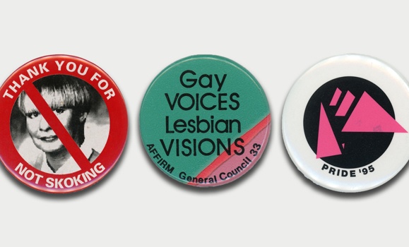 An image of some buttons from the new Nova Scotia LGBT Seniors Archive. (Provided photo) An image of some buttons from the new Nova Scotia LGBT Seniors Archive. (Provided photo)