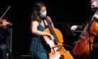 Parking lot practice turns into impromptu concert for graduating Fountain School cellist