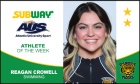 Reagan Crowell named AUS Athlete of the Week