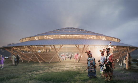 The Muscowpetung powwow structure is designed to strengthen traditions, celebrate culture and encourage community members to pass along knowledge to future generations. (Provided images) The Muscowpetung powwow structure is designed to strengthen traditions, celebrate culture and encourage community members to pass along knowledge to future generations. (Provided images)