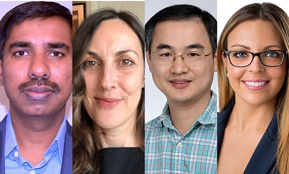 Left to right: Channakeshava Umeshappa and Kate Swanson, Dal's new CRCs, and renewed CRCs Lam Ho and Stefanie Colombo. (Provided images) Left to right: Channakeshava Umeshappa and Kate Swanson, Dal's new CRCs, and renewed CRCs Lam Ho and Stefanie Colombo. (Provided images)