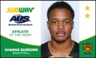 Burrows named Subway AUS Athlete of the Week