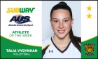 Vydykhan named Subway AUS Athlete of the Week