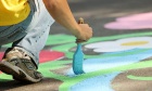 Art for community: Neighbours and university collaborate on street mural