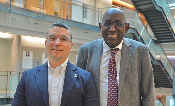 Dr. Najah Attig, left, and Dr. Oumar Sy of the Faculty of Management's Department of Finance. (Provided photo) Dr. Najah Attig, left, and Dr. Oumar Sy of the Faculty of Management's Department of Finance. (Provided photo)