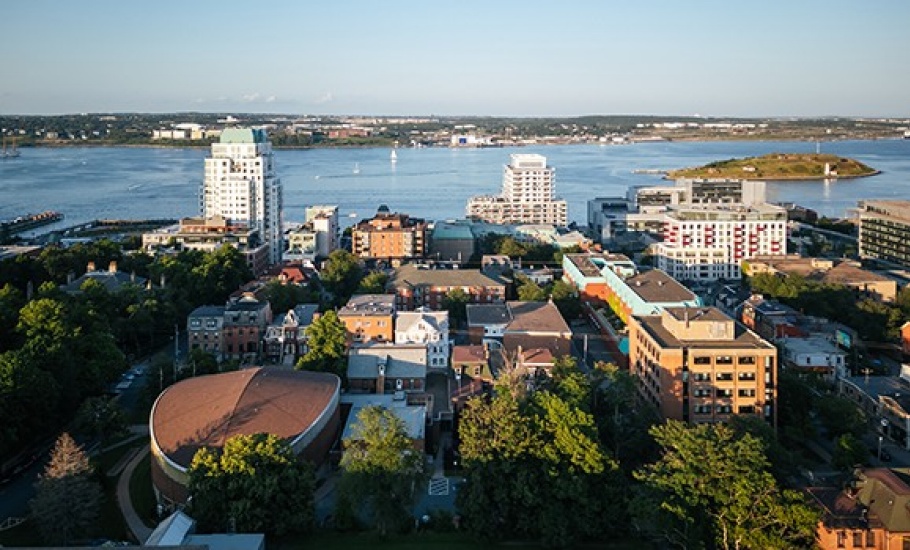 Sexton campus and Halifax Harbour