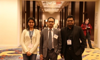 Irin, Dr. Habib, and Nazmul at TRB 2015 Irin, Dr. Habib, and Nazmul at TRB 2015