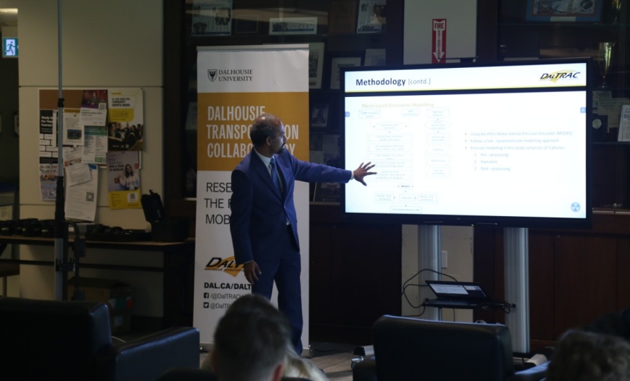 A man giving a presentation