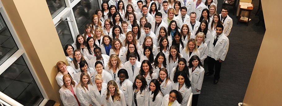 Grad students in a lab